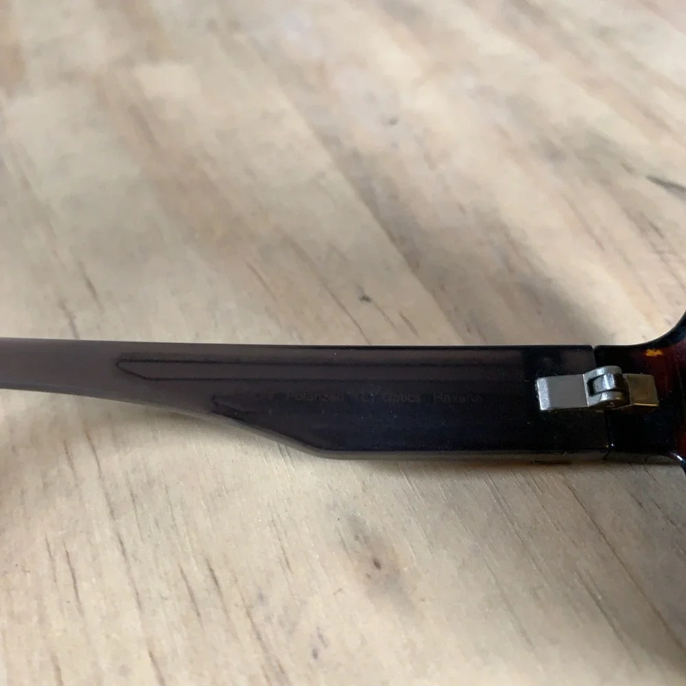 Smith Havana Sunglasses Unisex One Size Dark Tortoise Brown Polarized Flat Top
